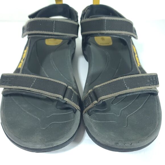 TEVA Mens Size 9 Fisherman Sport Hiking Sandal Shoc Pad Walking Shoe Black 4141